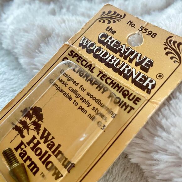 Vintage Pyrographer’s Calligraphy Woodburner Point - Picture 9 of 9